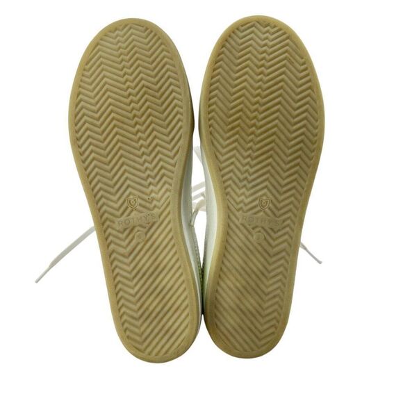 Rothy's Women's The Lace Up White Terry Sneaker Size 9 - Picture 7 of 14